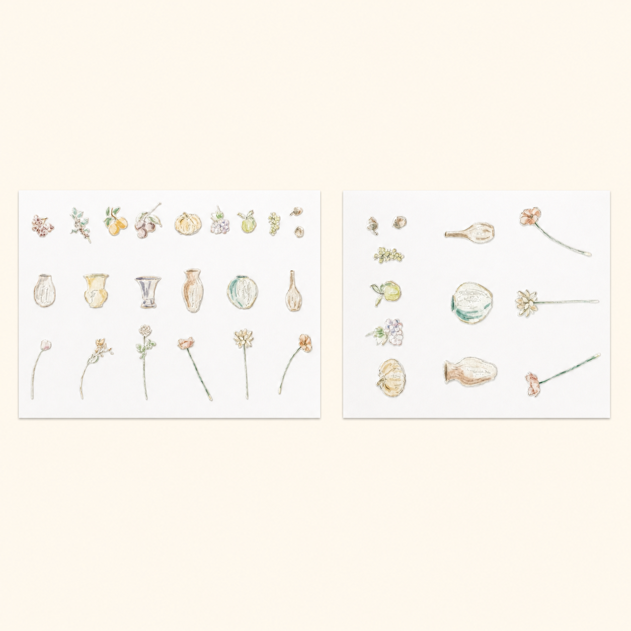 Still Life, Small Scale — UV DTF Transfer Sheet