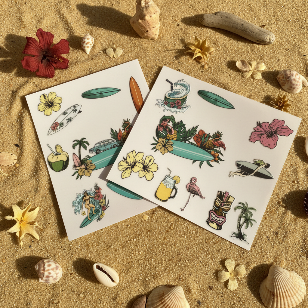 Aloha Vibes — Sandy Flat Lay