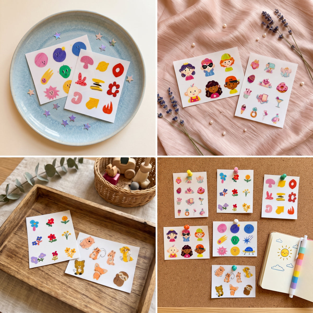 Kids DIY Cup Decorating Kit — UV DTF Sticker Sheets Bundle
