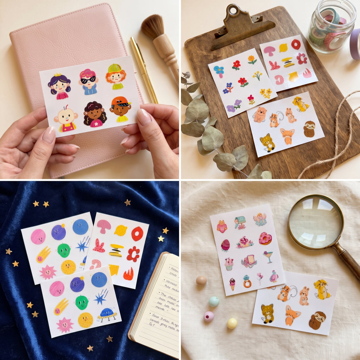 Kids DIY Cup Decorating Kit — UV DTF Sticker Sheets Bundle