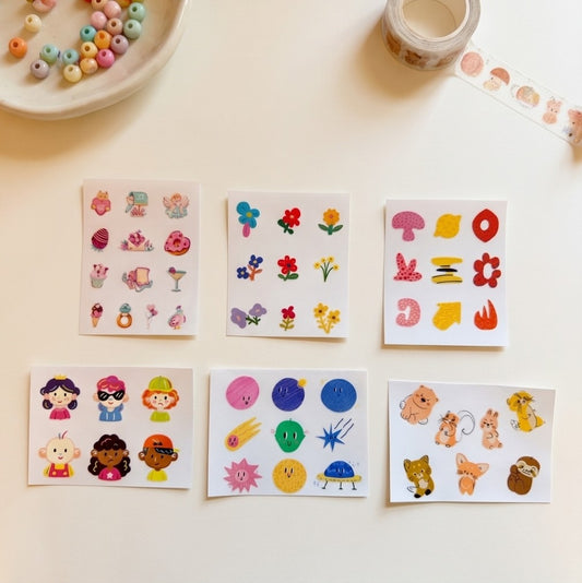 Kids DIY Cup Decorating Kit — UV DTF Sticker Sheets Bundle