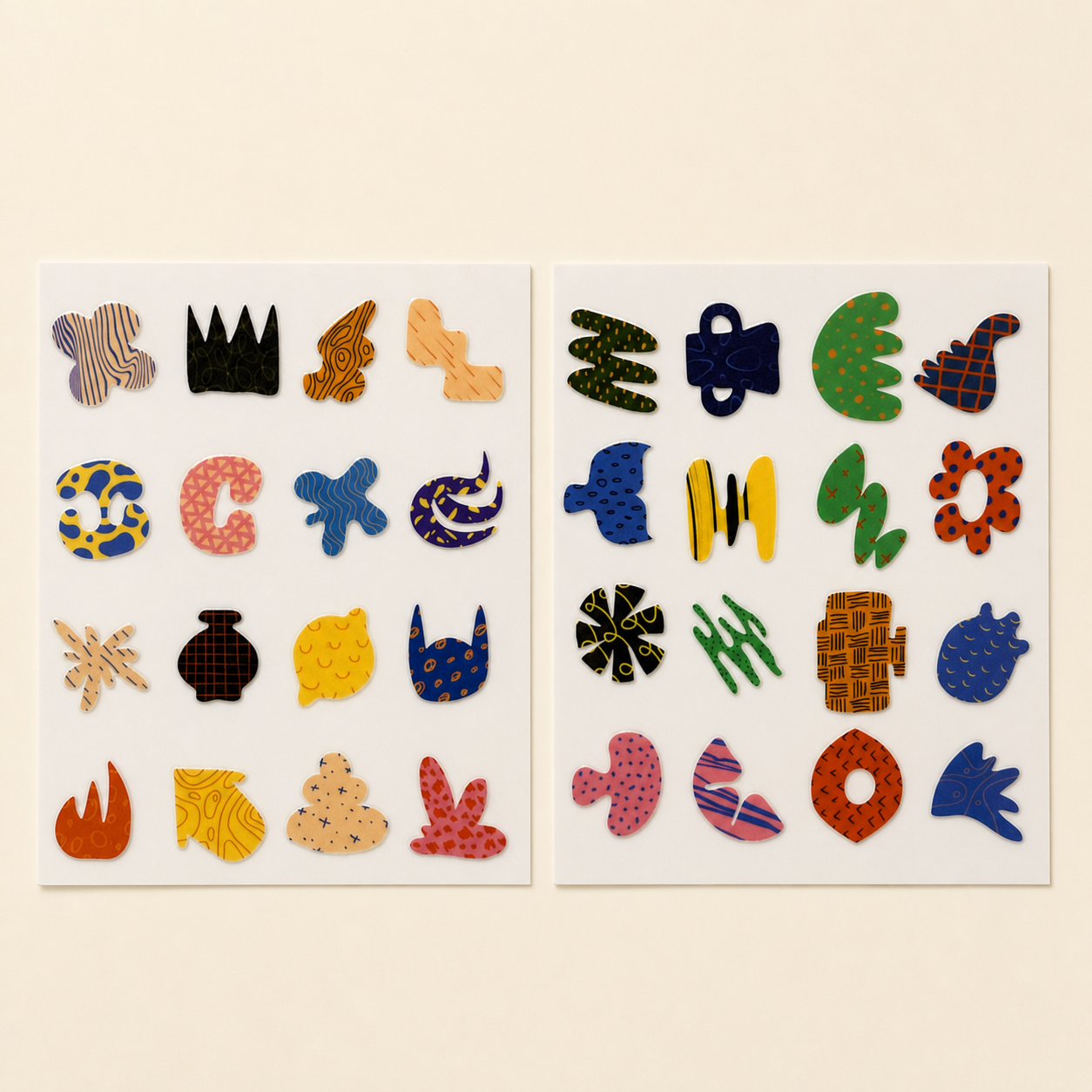 Shape Stories — UV DTF Sticker Sheet