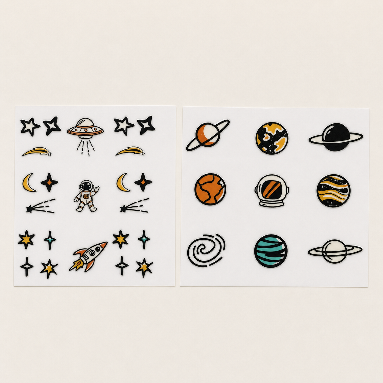 Space Oddity — UV DTF Sticker Sheet