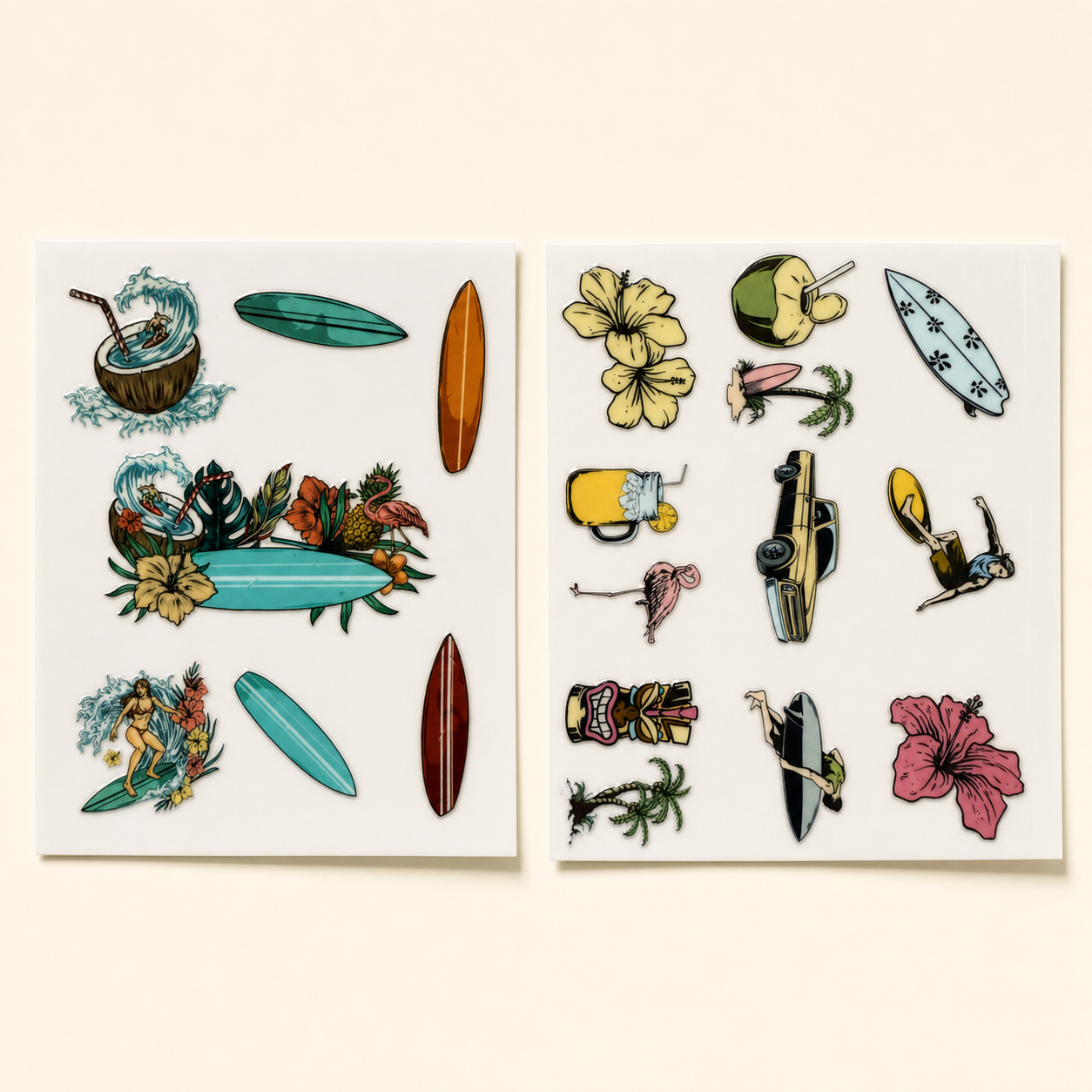 Aloha Vibes — UV DTF Sticker Sheet