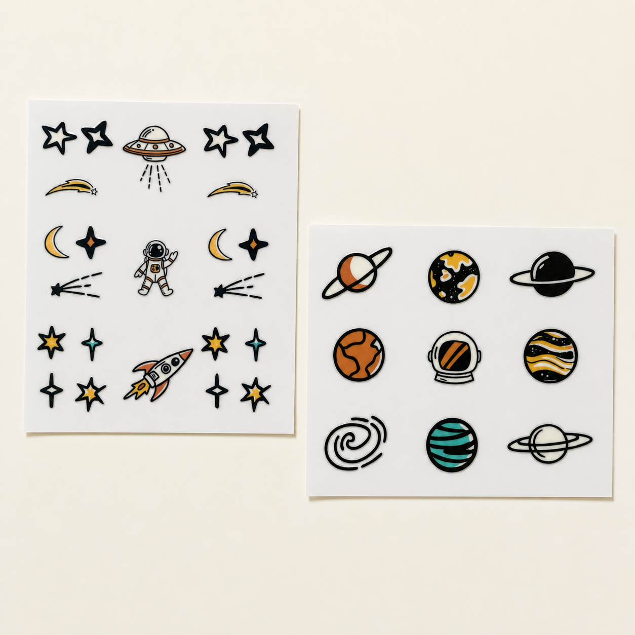 Space Oddity — UV DTF Sticker Sheet