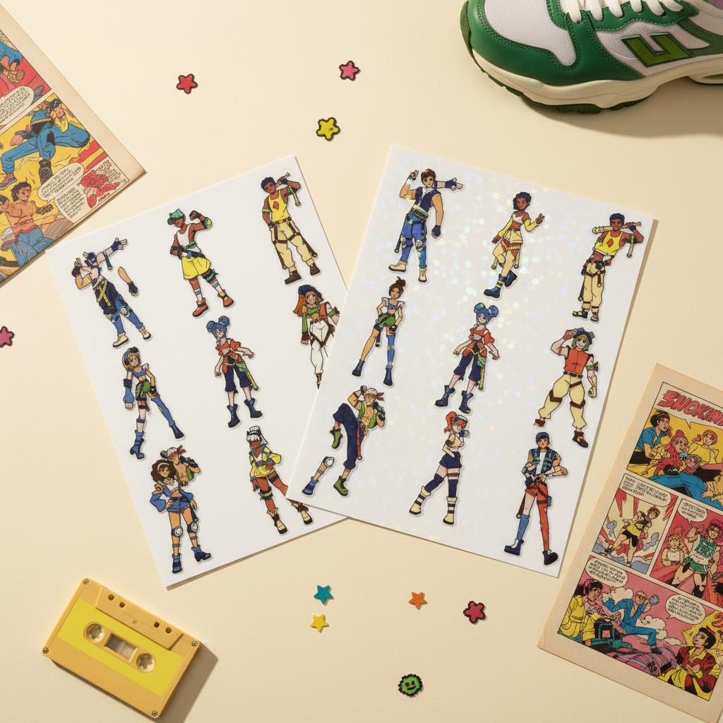Fight Club — 90s Street Flat Lay