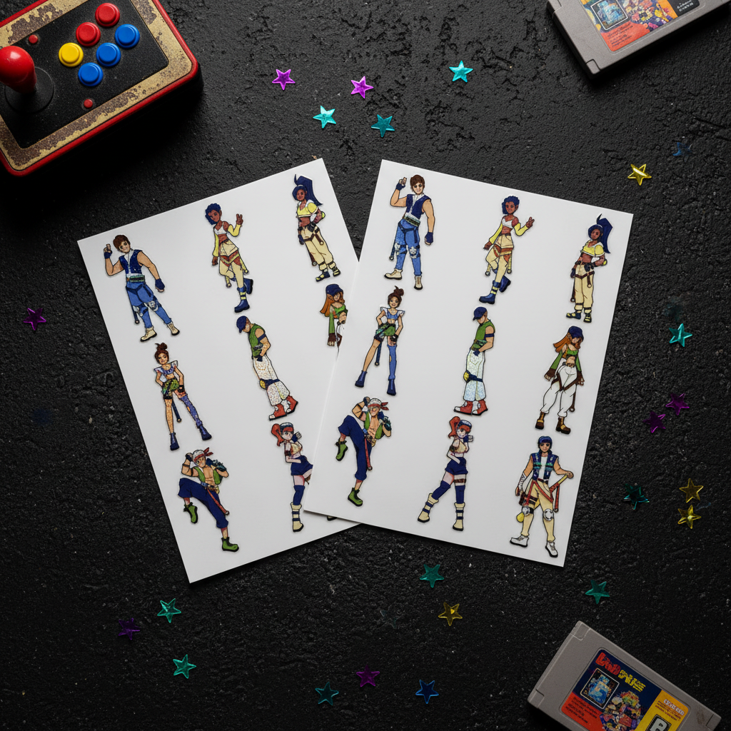 Fight Club — Dark Arcade Flat Lay
