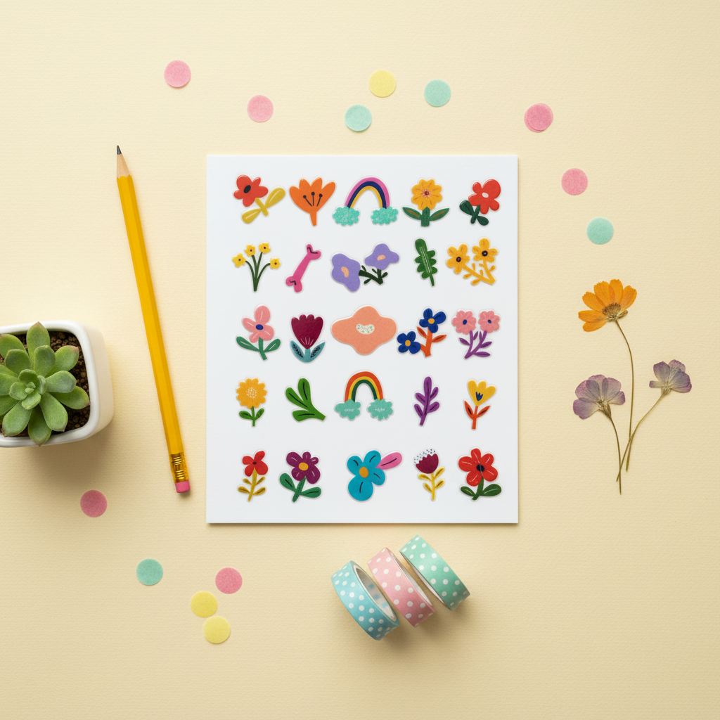 Garden Party — Craft Flat Lay