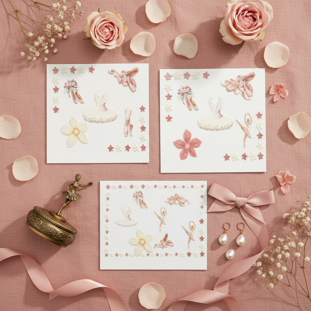 Prima Ballerina — Rose Flat Lay