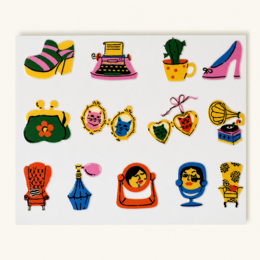 Vintage Vogue — UV DTF Sticker Sheet