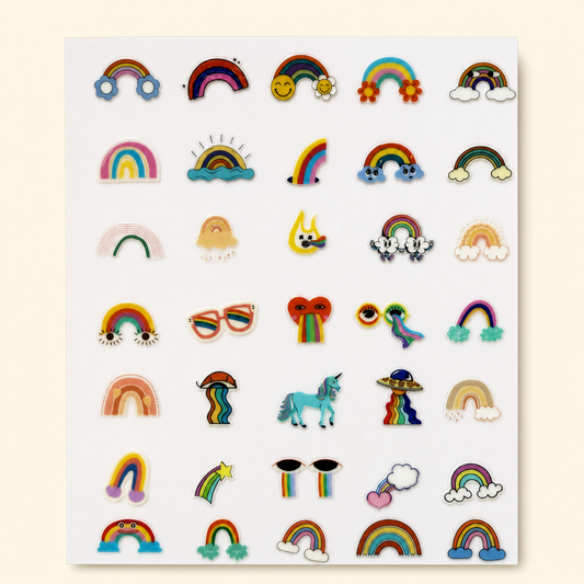 LOVE IS LOVE — UV DTF Sticker Sheet