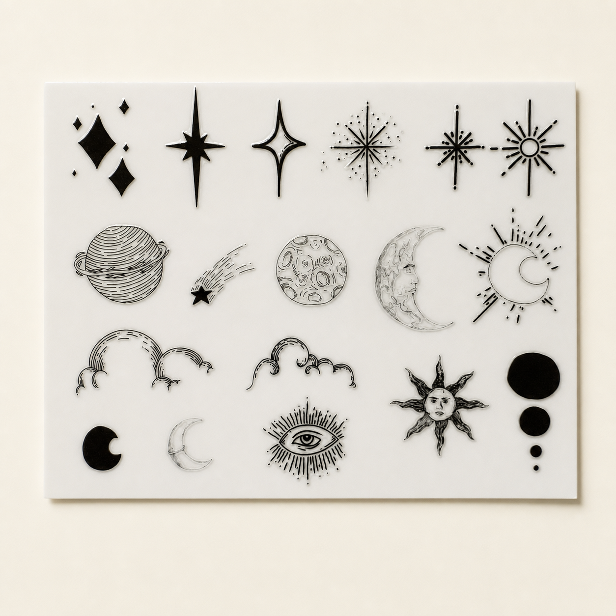 Celestial — UV DTF Sticker Sheet