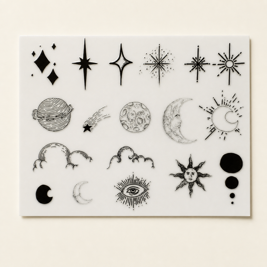 Celestial — UV DTF Sticker Sheet