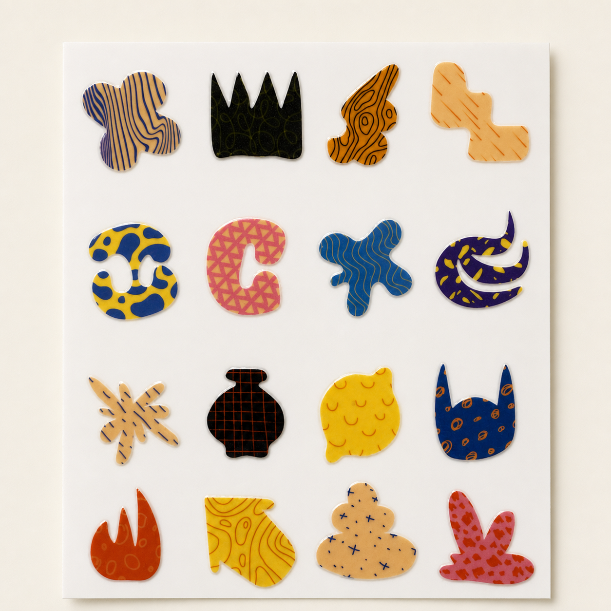 Shape Stories — UV DTF Sticker Sheet