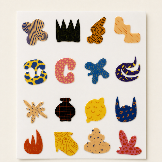 Shape Stories — UV DTF Sticker Sheet