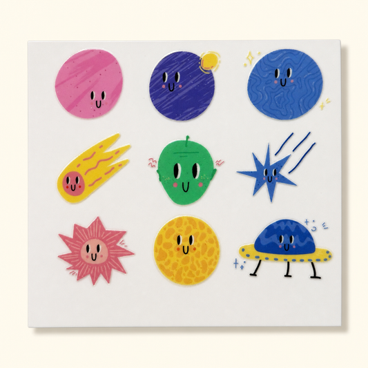 Planet Pals — UV DTF Sticker Sheet