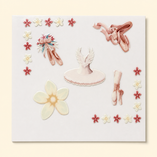 Prima Ballerina — UV DTF Sticker Sheet