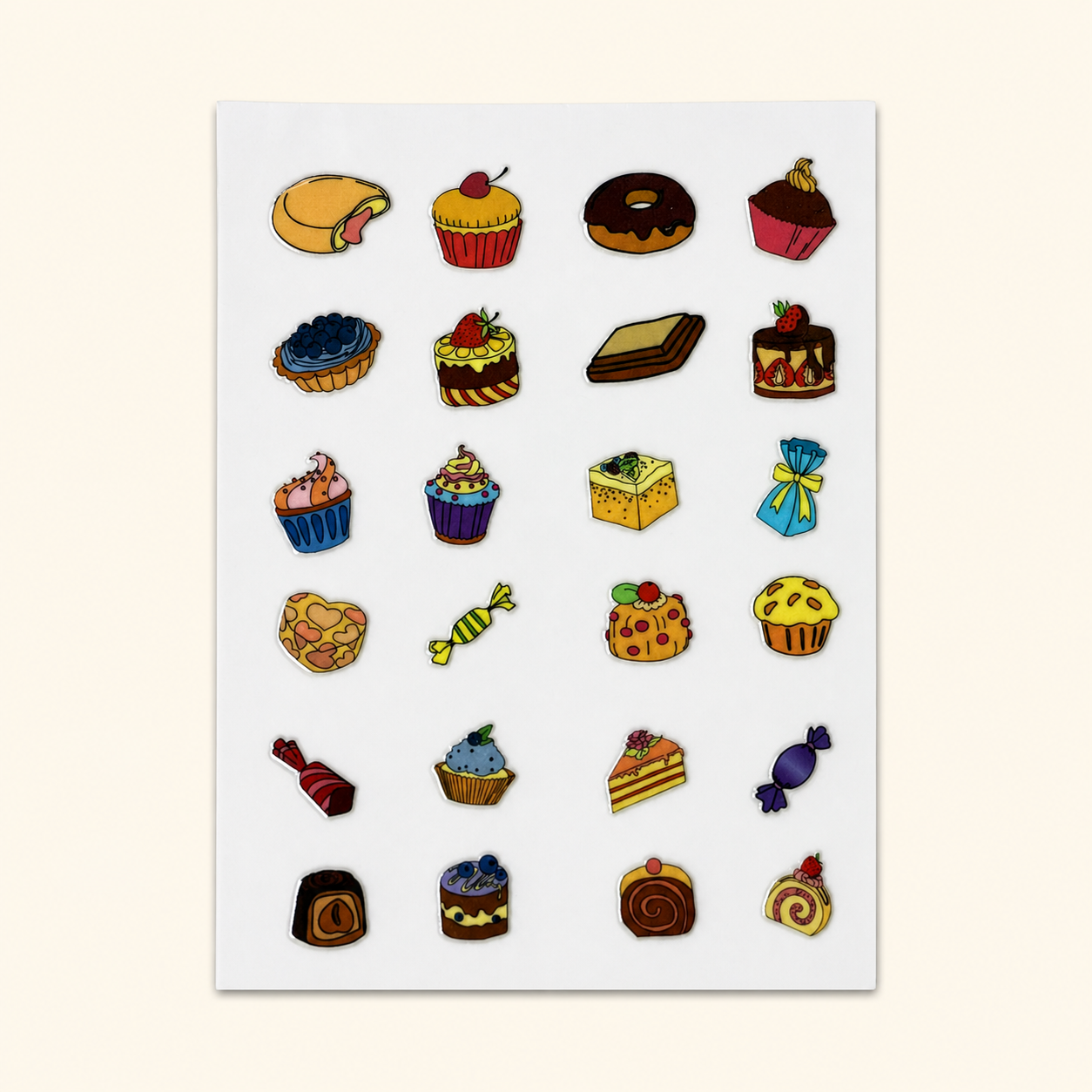 The Tiny Patisserie — UV DTF Transfer Sheet