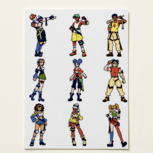 Fight Club — UV DTF Sticker Sheet