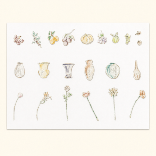 Still Life, Small Scale — UV DTF Transfer Sheet