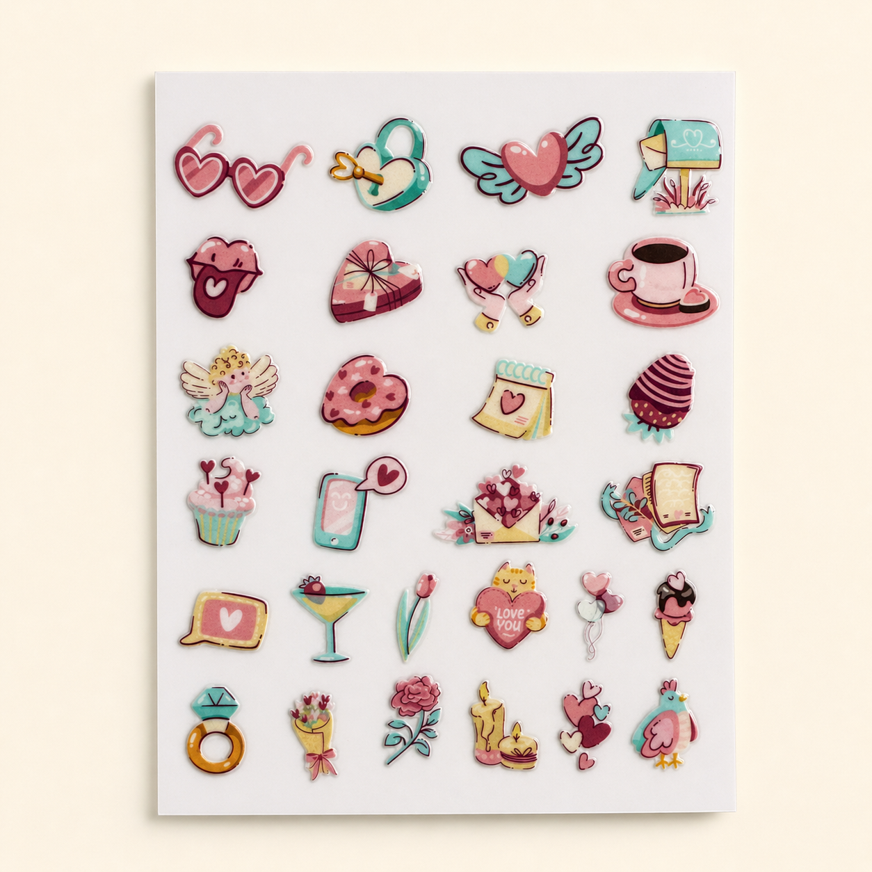 Sweet Surrender — UV DTF Sticker Sheet
