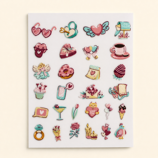 Sweet Surrender — UV DTF Sticker Sheet