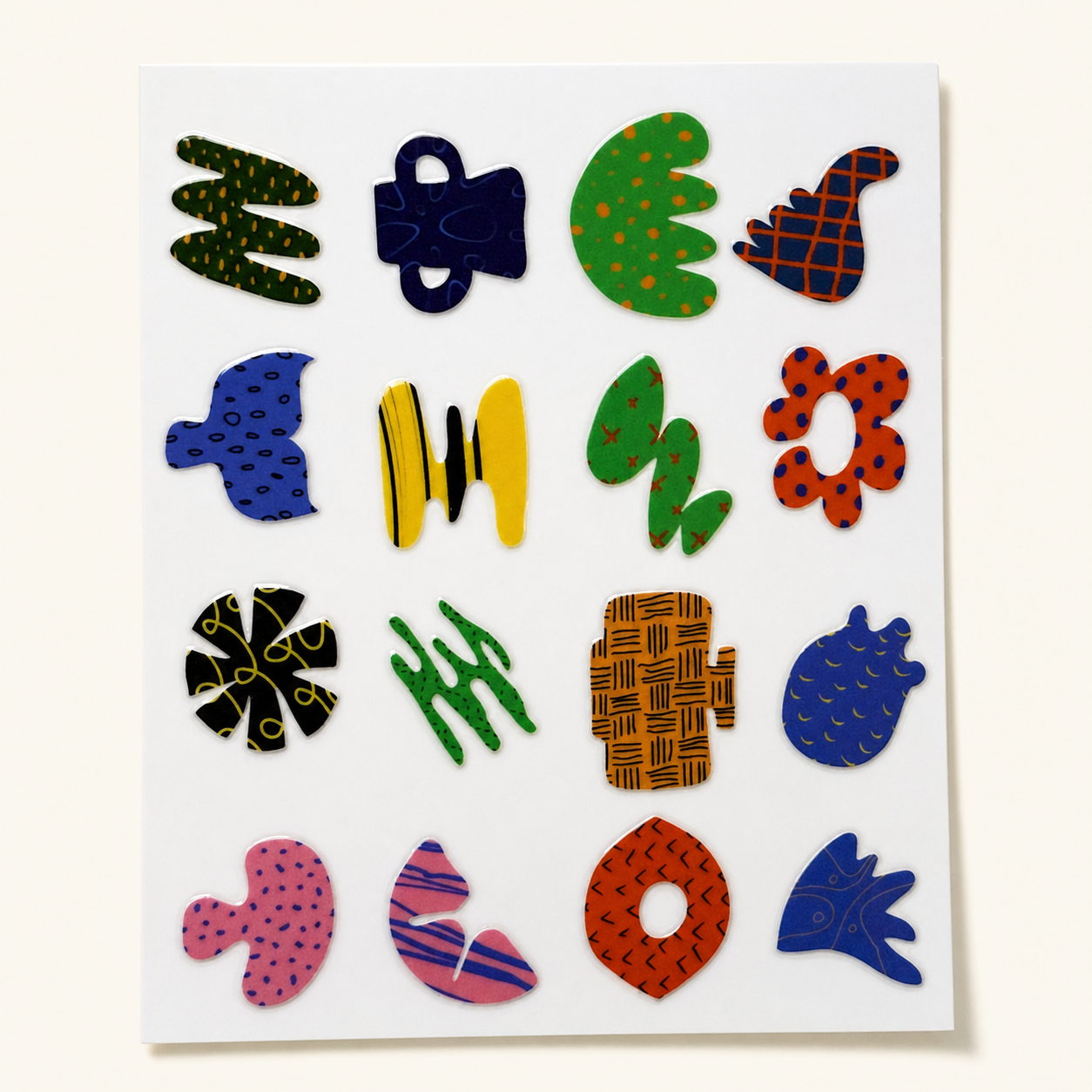 Shape Stories — UV DTF Sticker Sheet