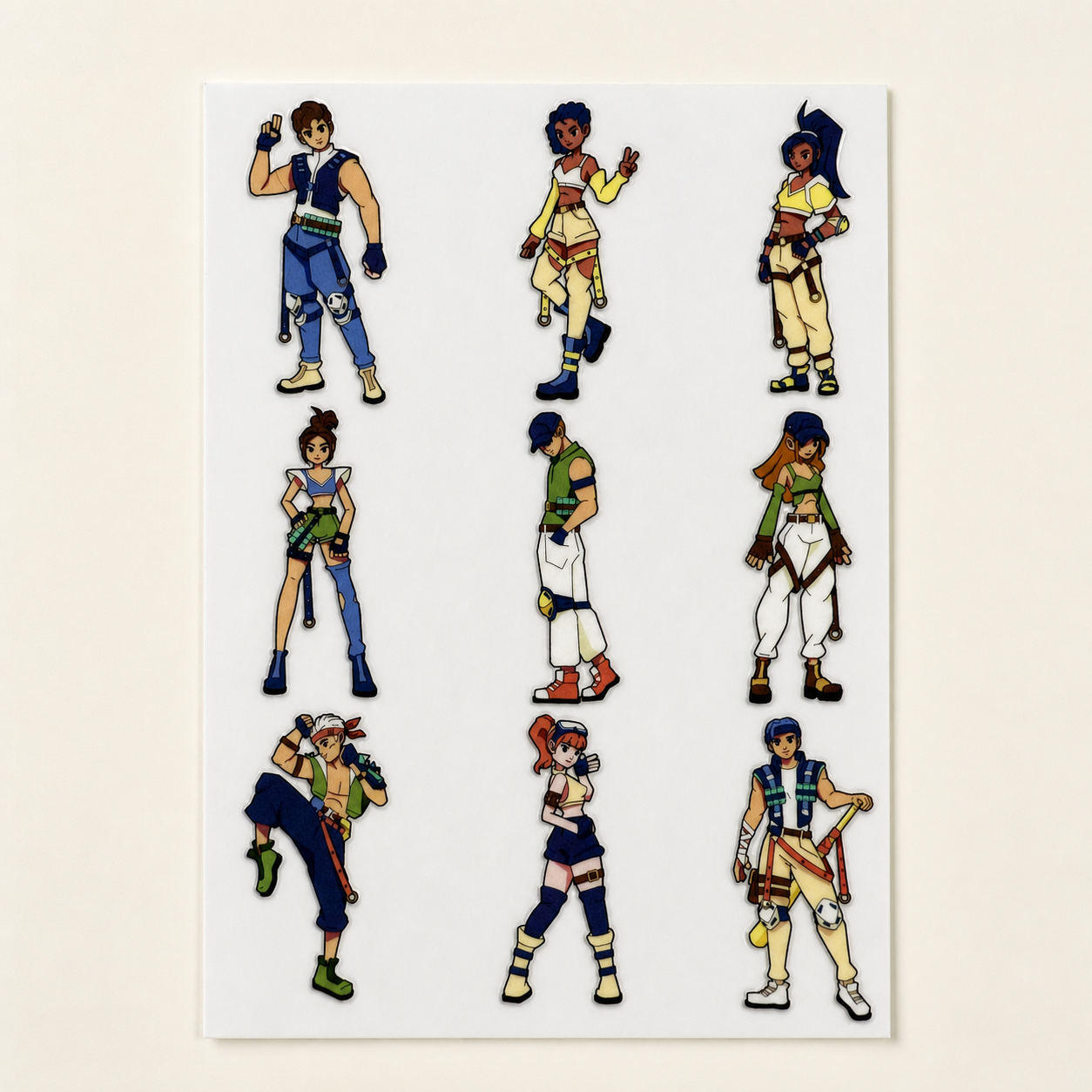 Fight Club — UV DTF Sticker Sheet