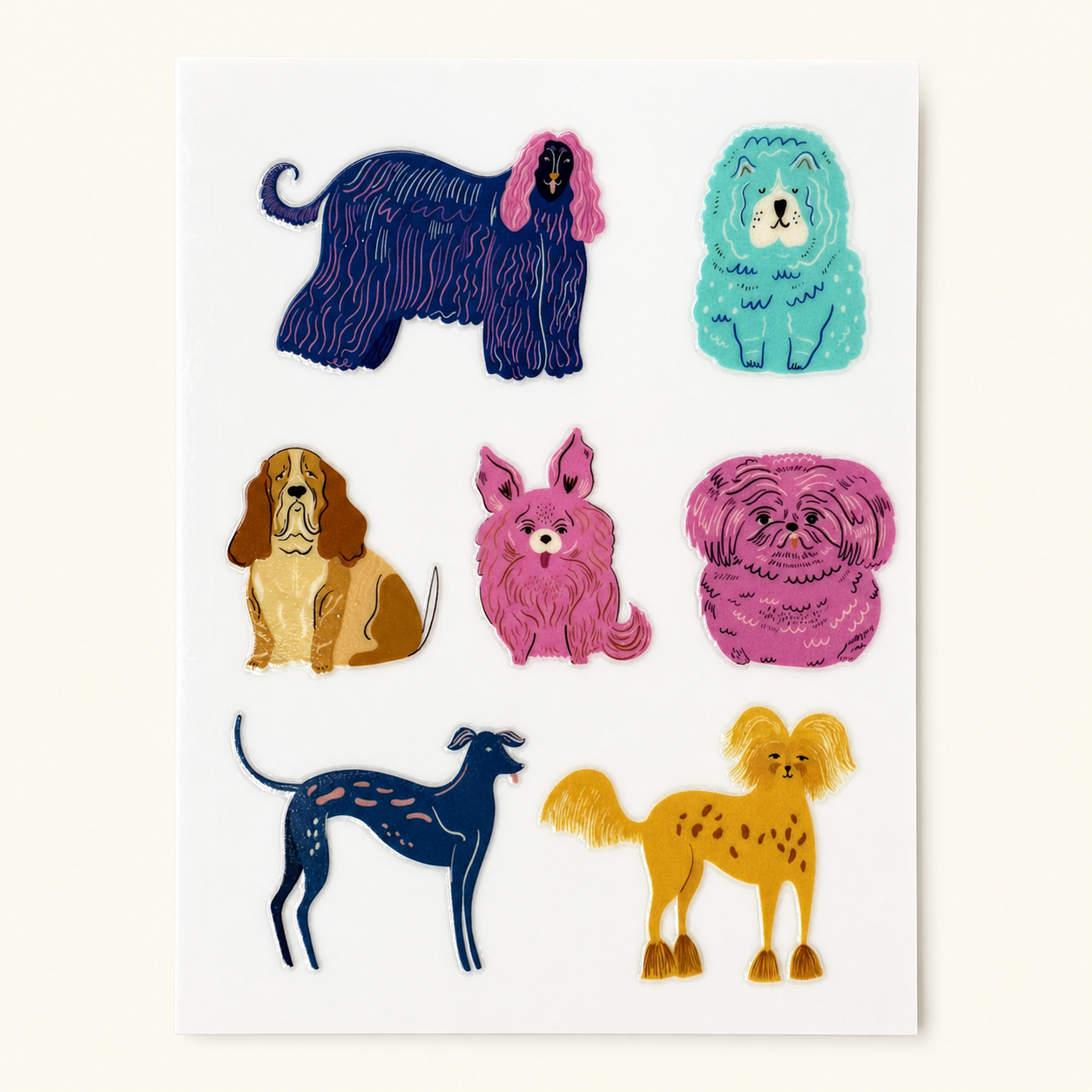 Fancy Dogs — UV DTF Sticker Sheet