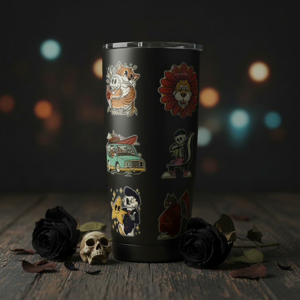 Strange Things — Black Tumbler v2