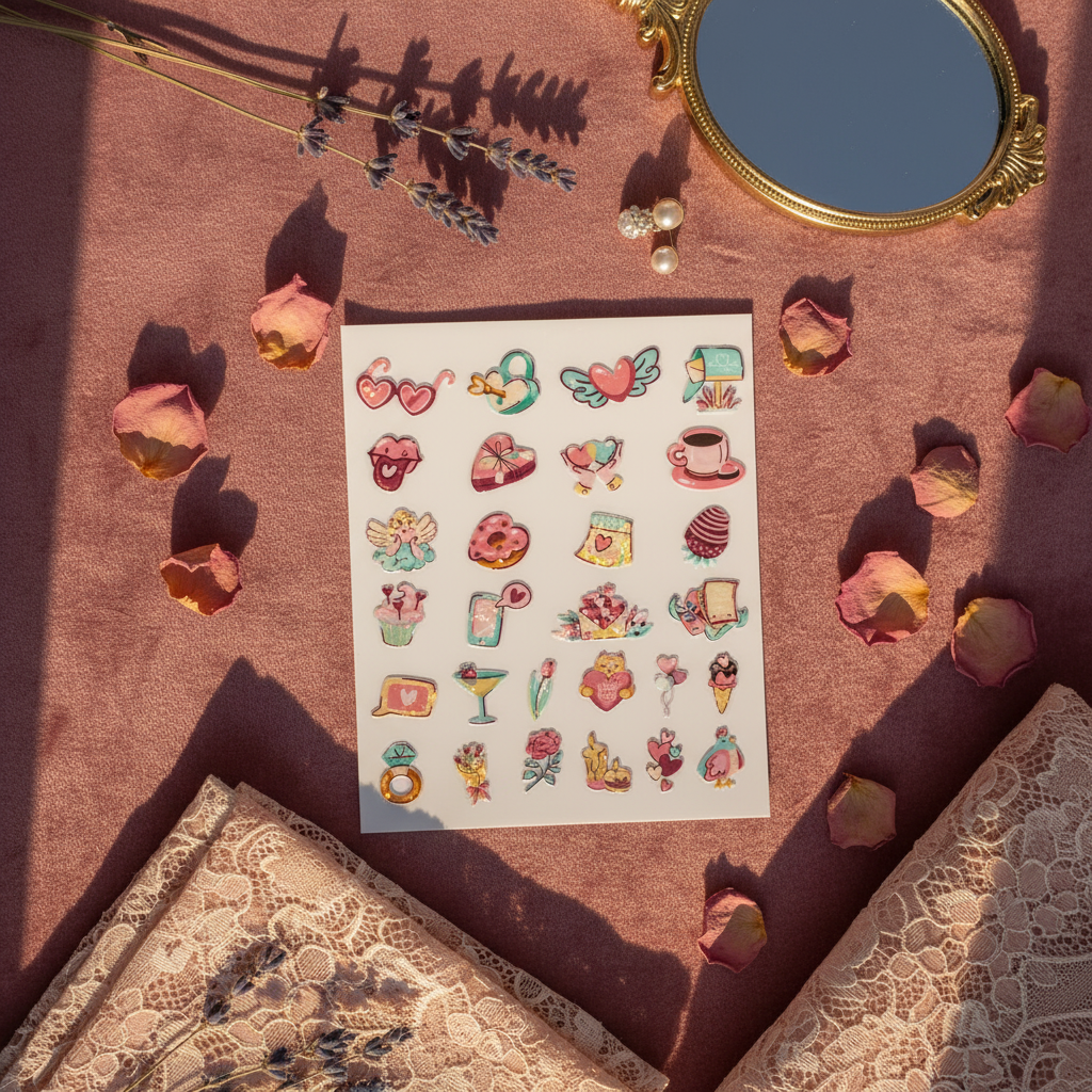 Sweet Surrender — Velvet Flat Lay