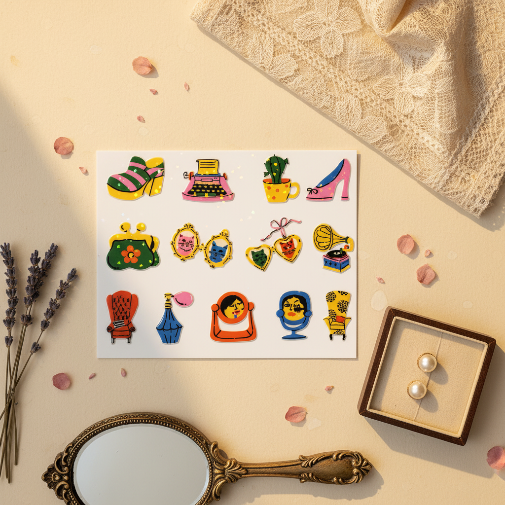 Vintage Vogue — Vanity Flat Lay Locked